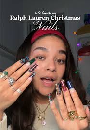 Ralph Lauren Insipired Nails
