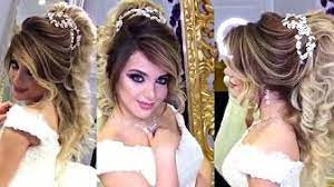 تسريحات عرايس فخمه 2017 احدث تسريحات راقيه للعرايس youtube wedding hairstyles hair styles lady