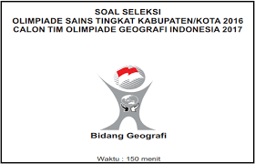 Dibawah ini adalah kumpulan soal kunci jawaban dan pembahasan osk osp osn sma bidang geografi tahun 2019. Buku Olimpiade Geografi