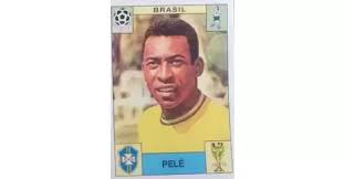 La copa del 70 fue especial, fue una selección que hasta hoy es tuvimos momentos maravillosos en méxico. Pele Brasil Mexico 70 World Cup Sticker 180