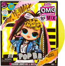 She has a lil sister named lil 80s b.b. L O L Surprise O M G Remix Pop B B Fashion Doll 25 Surprises With Music 567257 Best Buy