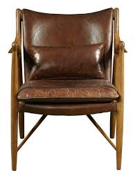 Harmony Armchair Leather Armchair Wood Frame Arm Chair Leather Accent Chair
