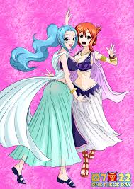 One piece meme one piece tumblr one piece fanart one piece wallpaper iphone ace sabo luffy one piece world the pirate king cartoon fan one piece pictures. Kmkz Art Open Commissions Su Twitter Fanart Nami Vivi Celebrating The One Piece Day That I Attribute With An Art That I Made While Resting From My Commissions The Arabasta
