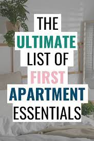 First Apartment Essentials To Get When You Are Moving Into Your Fist Apartment Apartment Essentials First Apartment Essentials College Apartment