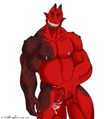 Beauty of the Beast (Monsterthrall) Iram على X: This sexy demon was a fun  art trade. His name is Yuuta. ;) come check out my other bara boys on  Tumblr or follow