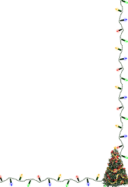 Frames And Borders Christmas Borders Christmas Lights Clipart Xmas Card Template
