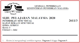 Kertas soalan peperiksaan percubaan, soalan kbat. Kerja Kursus Pendidikan Seni Visual Psv Spm 2020 Bumi Gemilang