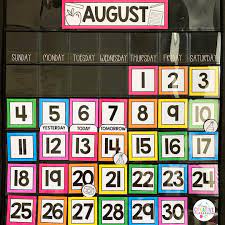 Oh Target You Ve Done It Again Check Out This Pocket Chart Calendar Pack That Includes The Cards That Fi Pocket Chart Cards Pocket Chart Classroom Calendar