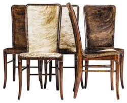 Dine In Western Fashion Cowhide Chairs Cowhide Chair Cowhide Furniture Ranch Furniture