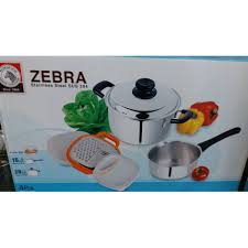A history of more than 55 years in producing stainless steel kitchenware leads them to be an outstanding manufacturer in this region. Zebra Cookware Set 4pc Shopee Malaysia