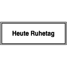 We would like to show you a description here but the site won't allow us. Hinweisschild Gaststatten Pensionen Hotels Heute Ruhetag Direkt Beim Hersteller Kaufen