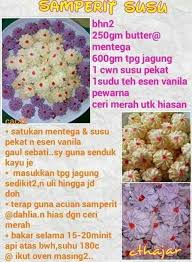 Percaya tak, anda boleh membuat biskut susu yang sedap dengan hanya menggunakan 2 bahan! Resepi Biskut Dahlia Susu Sukatan Cawan