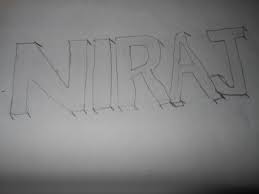 The purpose of learning lettering in ed is to practice simple and standard way of writing any. How To Drawing 3d Your Names 5 Steps Instructables
