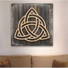 World Menagerie Spiral Symbol Celtic Wooden Block Wall Decor Irish Decor Celtic Decor Wall Decor