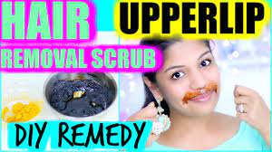 While a mask could possibly remove existing unwanted hair, this method also leaves the hair follicles active, so it fails to prevent hair regrowth at all. 5 Minutes Hair Removal Upperlip Sugar Lemon Scrub Superprincessjo Youtube