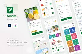 ‍ managing brand guidelines with figma. Tanam Grocery Ios App Design Template Figma In Social Media Templates On Yellow Images Creative Store