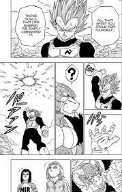 Here we have the fight between lord tirek from my little pony: Chapter 61 Of Dragon Ball Super Takes Vegeta S Character Growth To New Levels