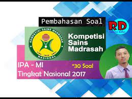 Jul 13, 2017 · dibawah ini adalah kumpulan soal, jawaban, dan pembahasan kompetisi sains madrasah ma untuk bidang ekonomi untuk seleksi tingkat kota/kabupaten, tingkat provinsi, dan tingkat nasional. Pembahasan Soal Ksm Kompetisi Sains Madrasah Ipa Mi Tingkat Nasional 2017 Youtube