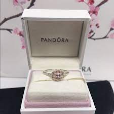 Pandora Blooming Dahlia Ring Pick A Size