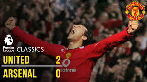 Manchester United 2 0 Arsenal 04 05 Premier League Classics Manchester United Youtube