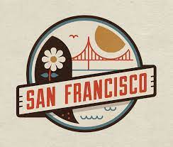 Dribbble San Francisco By Jesus Flat Logo Design Badge Design Logo Design