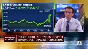 Their app makes it incredibly easy to go from having no experience in exchanges to making your first trade. Robinhood Restricts Crypto Trading Due To Market Conditions Youtube