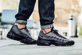 Nike Air Max 95 Jcrd Black And Sail Og Eukicks Sneaker Magazine Nike Air Max Black Trainer Shoes Nike Air Max 95