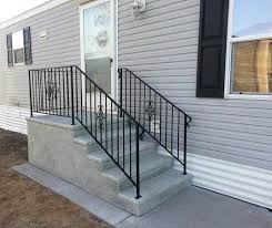 Joe was very helpful in providing a drawing to show how the rail would look on the steps to our patio. Everything You Need To Know About Mobile Home Steps Mobile Home Living