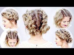 Youtube Dutch Braid Hairstyles Short Hair Styles Braids For Short Hair