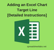 Adding An Excel Chart Target Line Detailed Instructions