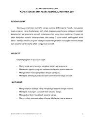 Click to view in fullscreen. Kertas Kerja Sambutan Hari Lahir Pertama