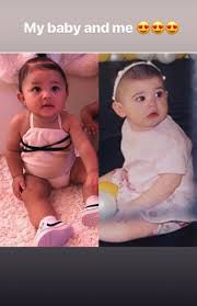 Kylie jenner and stormi webster's billionaire vacation photos are an actual mood. Kylie Jenner Posts Twinning Shots Of Her And Stormi As Babies People Com