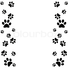 Black And White Paw Print Wallpaper Dog Paw Print Border Clip Art Clipart Kid Paw Print Clip Art Paw Wallpaper Clip Art Borders