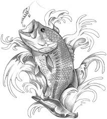 Bass Fishing Tattoo By Elguapo6 On Deviantart Bass Fishing Tattoo Fish Drawings Fish Art