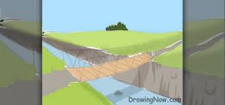 To start this lesson on how to draw a bridge you will need to draw some guidelines and shapes. How To Draw A Bridge Drawing Illustration Wonderhowto