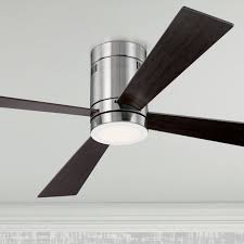 Designed to complement the décor trends. 52 Casa Vieja Modern Hugger Ceiling Fan With Light Led Remote Flush Mount Brushed Nickel Oiled Bronze For Living Room Kitchen Walmart Com Walmart Com