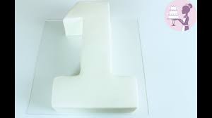 These number stencils are available in two sizes in this article. How To Make A Number 1 Cake Youtube