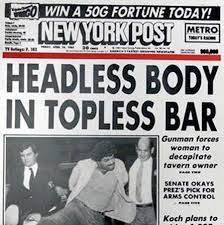Most news media exists online these days, which is a shame. Our All Time Favourite Newspaper Headlines Media First