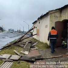 Ciclone extratropical causa estragos em Cidreira. A Prefeitura de Cidreira  informa que nossa cidade foi atingida entre a noite de ontem e  principalmente a madrugada de hoje (8) por um ciclone extratropical,