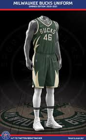 Library of milwaukee bucks logo clipart royalty free. Leaked Every 2021 Nba Earned Edition Uniform Sportslogos Net News