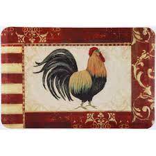 Check out our rooster kitchen rug selection for the very best in unique or custom, handmade pieces from our home & living shops. Home Dynamix Designer Chef Rooster 24 In X 36 In Anti Fatigue Kitchen Mat 4 Dc07 The Home Depot