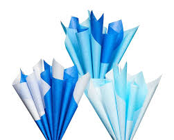Light Blue Navy Blue And White Tissue Paper 125 Sheets American Greetings