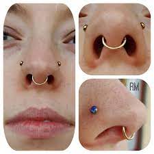 Instagram Photo By Piercingbyrandy Jul 30 2016 At 12 07am Utc Septum Piercing Face Piercings Lip Piercing