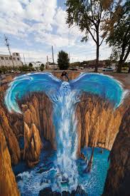 L Oiseau D Eau D Edgar Muller 3d Street Art Street Art Illusions Street Art