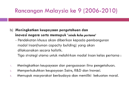 The ninth malaysian plan, abbreviated as '9mp', is a comprehensive blueprint prepared by the economic planning unit (epu) of the prime minister's department and the finance ministry of malaysia with approval by the cabinet of malaysia. Kom3362 Isu Komunikasi Dan Teknologi Ppt Download