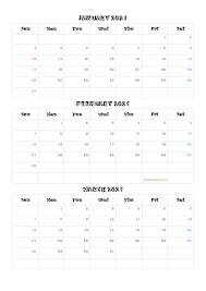 Quickly print a blank yearly 2021 calendar for your fridge, desk, planner or wall using one of our pdfs or images. Free January February March 2021 Calendar Template Code Sket4 Free Printable 2021 Monthly Calendar With Holidays