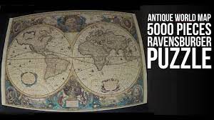 Ravensburger (16) roald dahl (2). World Map 1630 Puzzle Ravensburger 5000 Pieces Youtube