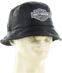 New Harley Davidson Leather Bar And Shield Bucket Hat Size L Xl New Harley Davidson Harley Davidson New Harley