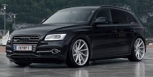 Full Black Audi Sq5 On Vossen Vvs Cvt 01 Supercharged Black Audi Audi Cars Audi Q