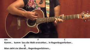 Kerstin ott regenbogenfarben ich find schlager toll live 2019.mp3. Regenbogenfarben Kerstin Ott Gitarre Guitar Tutorial Cover Chords Lyrics Youtube